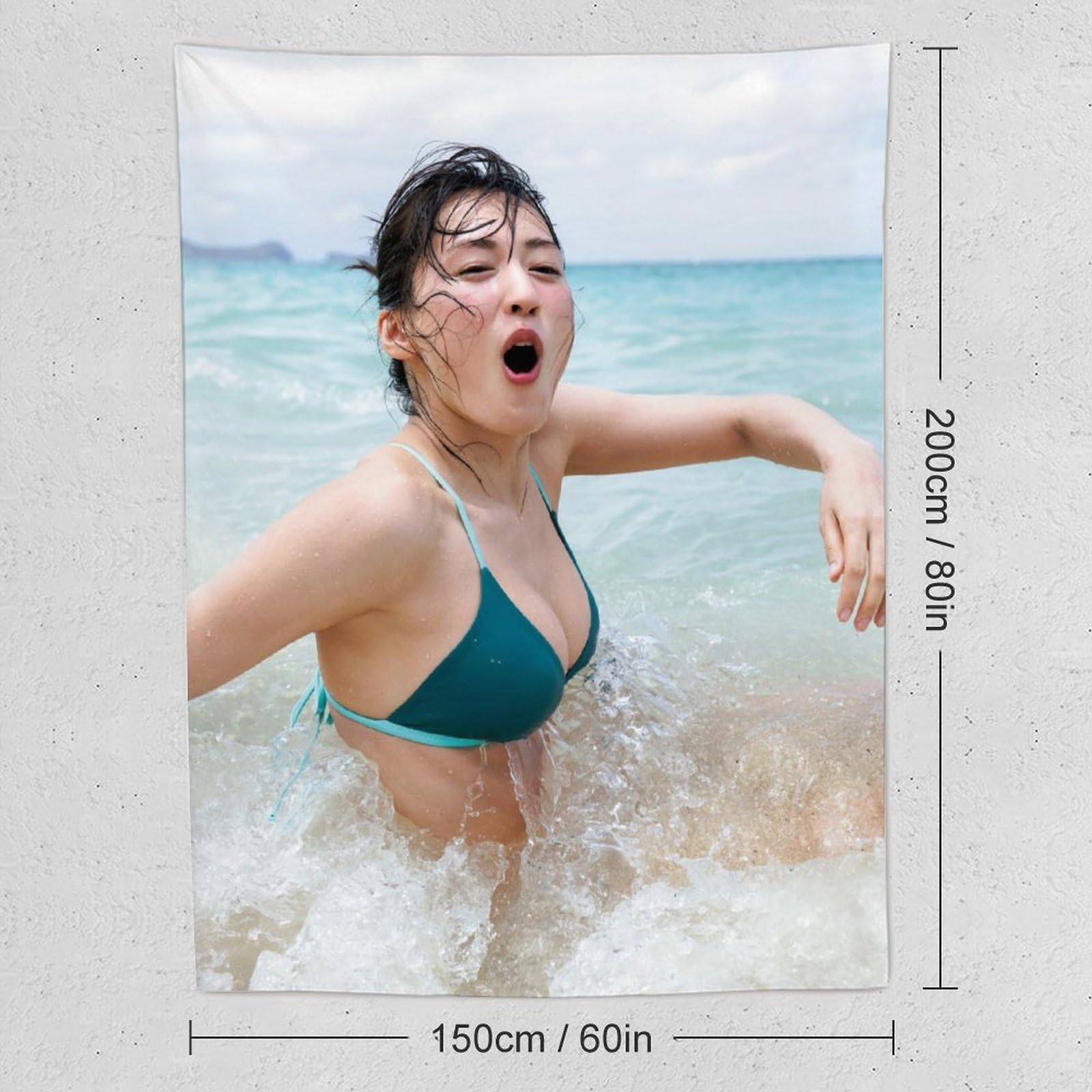 Amazon.co.jp: 綾瀬はるか クール写真ポスター 水着タペストリー